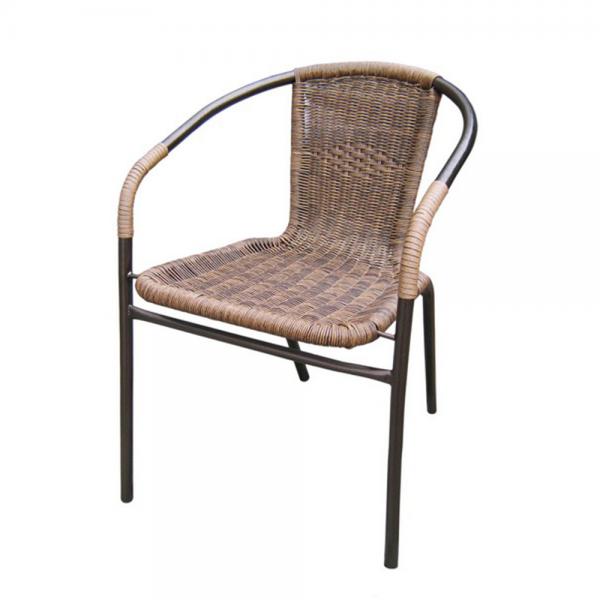 Плетеный стул из искусственного ротанга Асоль TLH-037AR3 Cappuccino