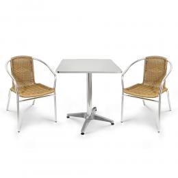 Комплект мебели  LFT-3099A/T3125-60x60 Cappuccino (2+1)