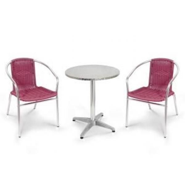 Комплект мебели для летнего кафе LFT-3099F/T3127-D60 Bordo (2+1)