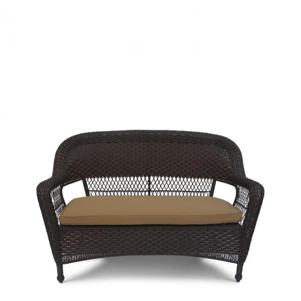 Плетеный диван из искусственного ротанга LV130-1 Brown/Beige