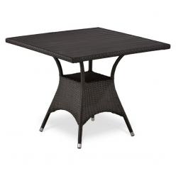 Плетеный стол T190BD-W52-90х90 Brown