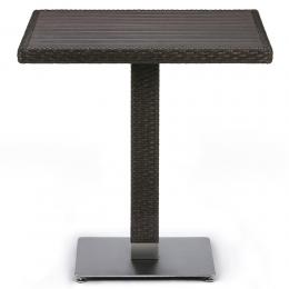Плетеный стол T607D-W53-70x70 Brown