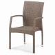 Плетеный стул из искусственного ротанга Y379B-W56 Light brown