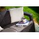 Пластиковый комплект для отдыха с диваном Yalta 2set AFM-1020A Brown/Cappuccino