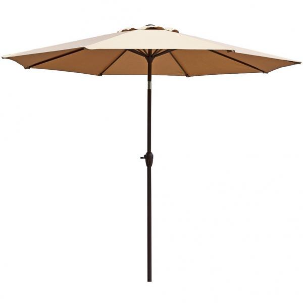 Зонт для сада AFM-270/8kR-Beige (с наклоном)